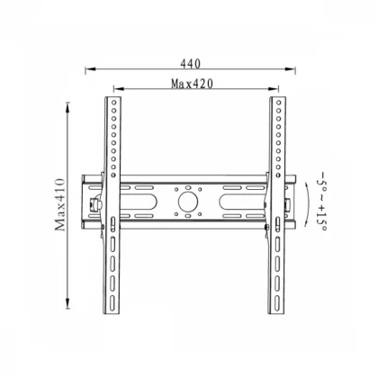 Nosač za TV tilt 01-160 32"- 58"