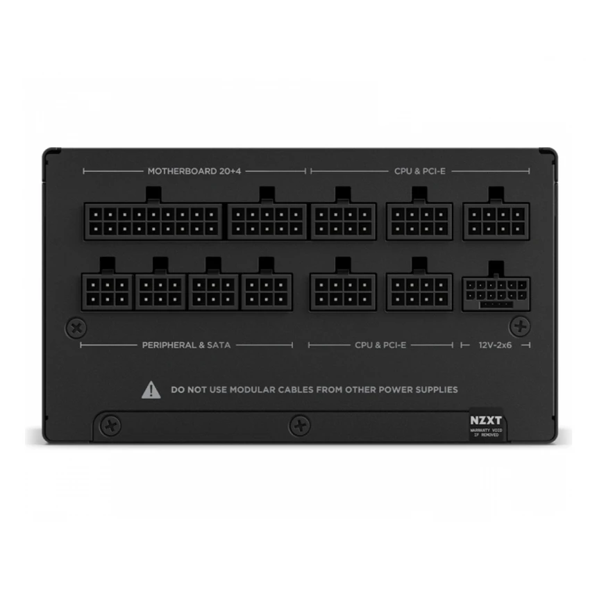 NZXT C850 Gold ATX 3.X 850W (PA-8G2BB-EU) modularno napajanje crno 
