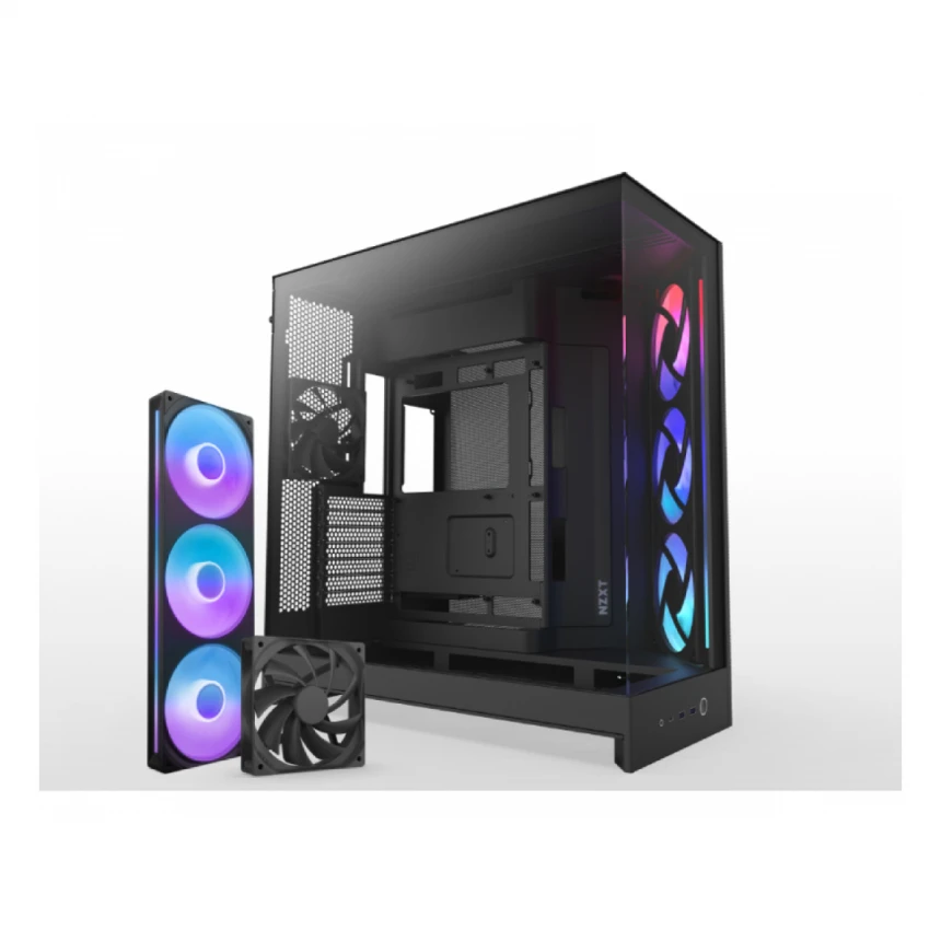 NZXT H9 Flow RGB Gaming kućište crno (CM-H92FB-R1) 