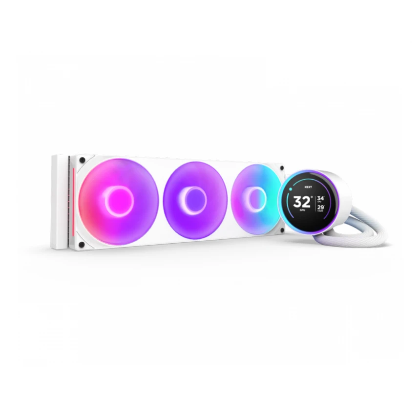 NZXT Kraken Elite 360 RGB V2 vodeno hlađenje belo (RL-KR36E-W2) 
