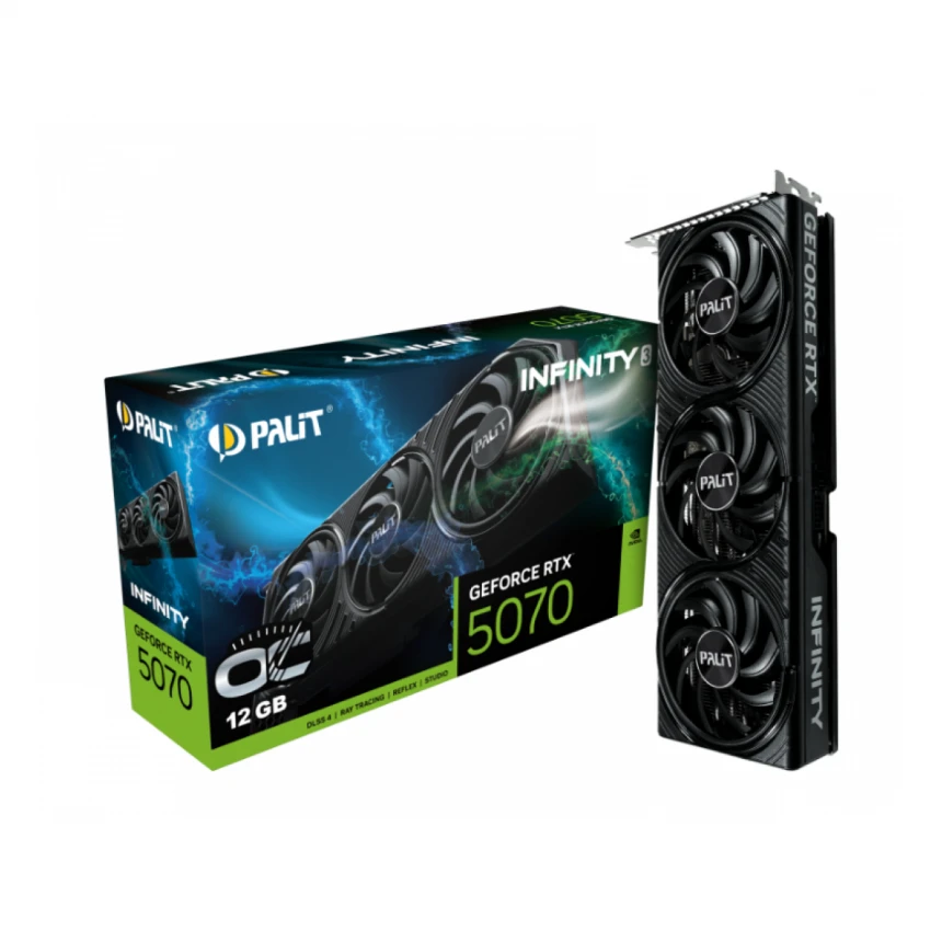 PALIT nVidia GeForce RTX 5070 12GB 192bit RTX5070 Infinity 3 OC 12GB grafička karta