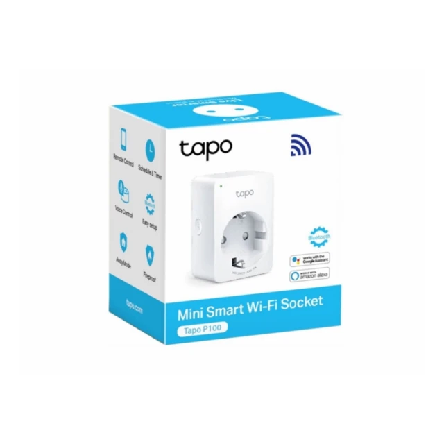 Pametna utičnica TP-LINK TAPO P100(1-PACK) Wi-Fi/2,4Ghz/Max Load 10 A/bela