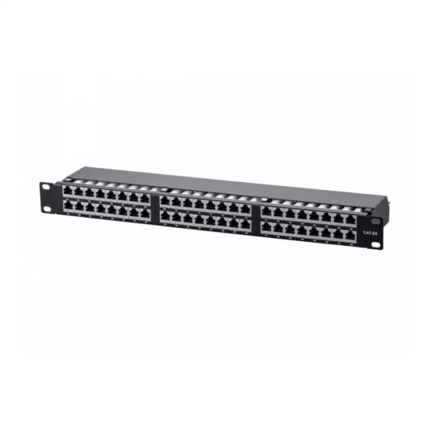 Patch panel 19" 1U sa 48 RJ-45 STP kat. 6a (SP6A-48-1U)