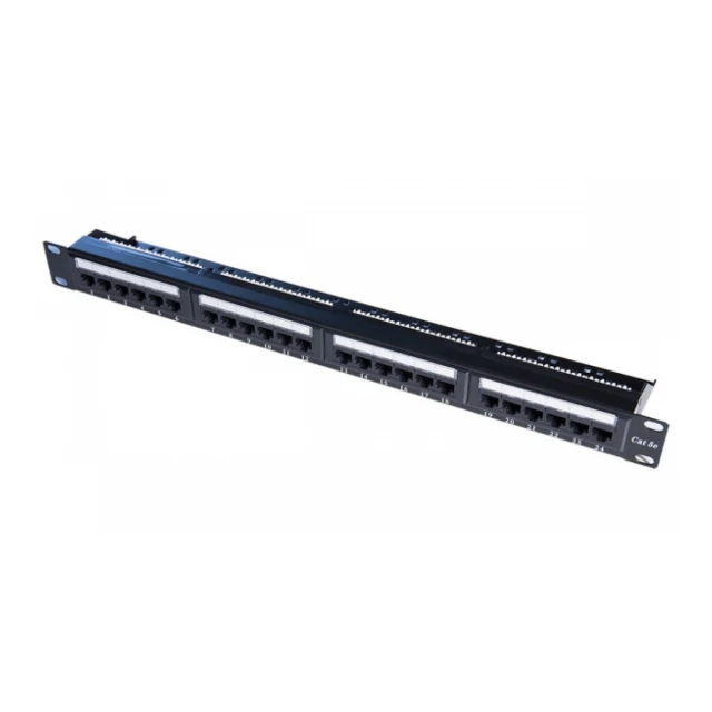 Patch panel OWIRE 19"/1U Cat6/24 port