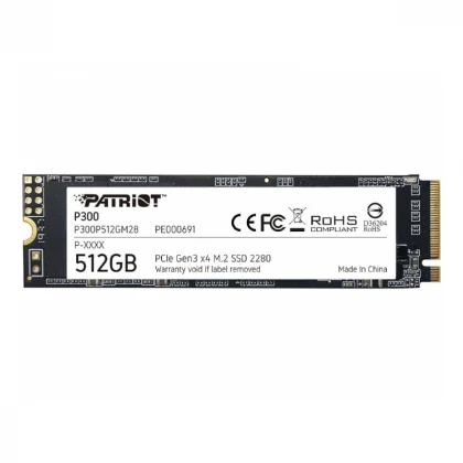 PATRIOT P300 512GB M.2 NVMe P300P512GM28 SSD 