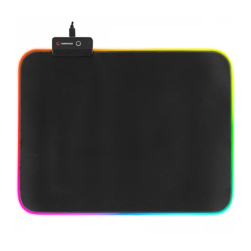 Podloga za miš Rampage MP-21 252x328x3mm crna RGB