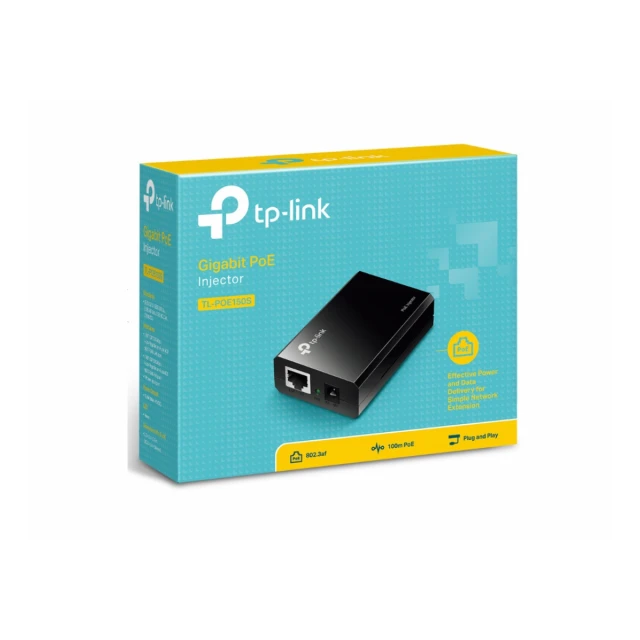 PoE Adapter TP-LINK Injector AC/DC adapter/Gigabit POE 100/1000Mbs