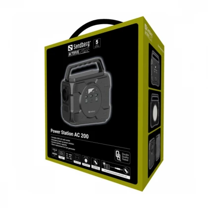 Power Station Sandberg AC200 PD100W 48000mAh 420-83 šuko 200W/lamp