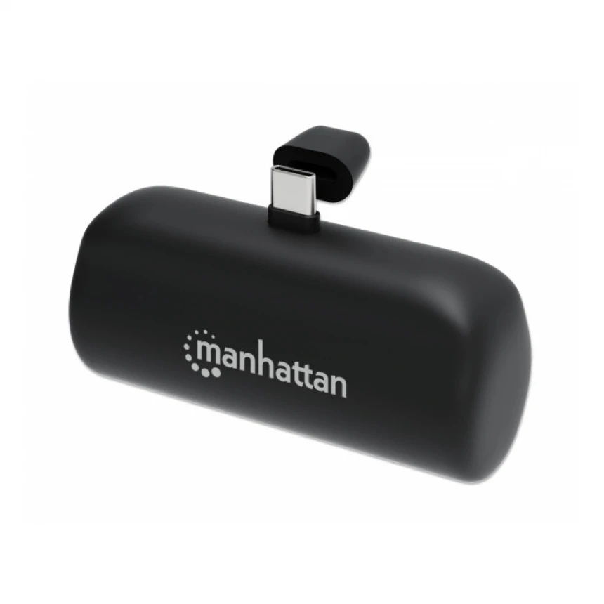 Powerbank Manhattan 1026336 5000mAh 10W/Black/USB-C