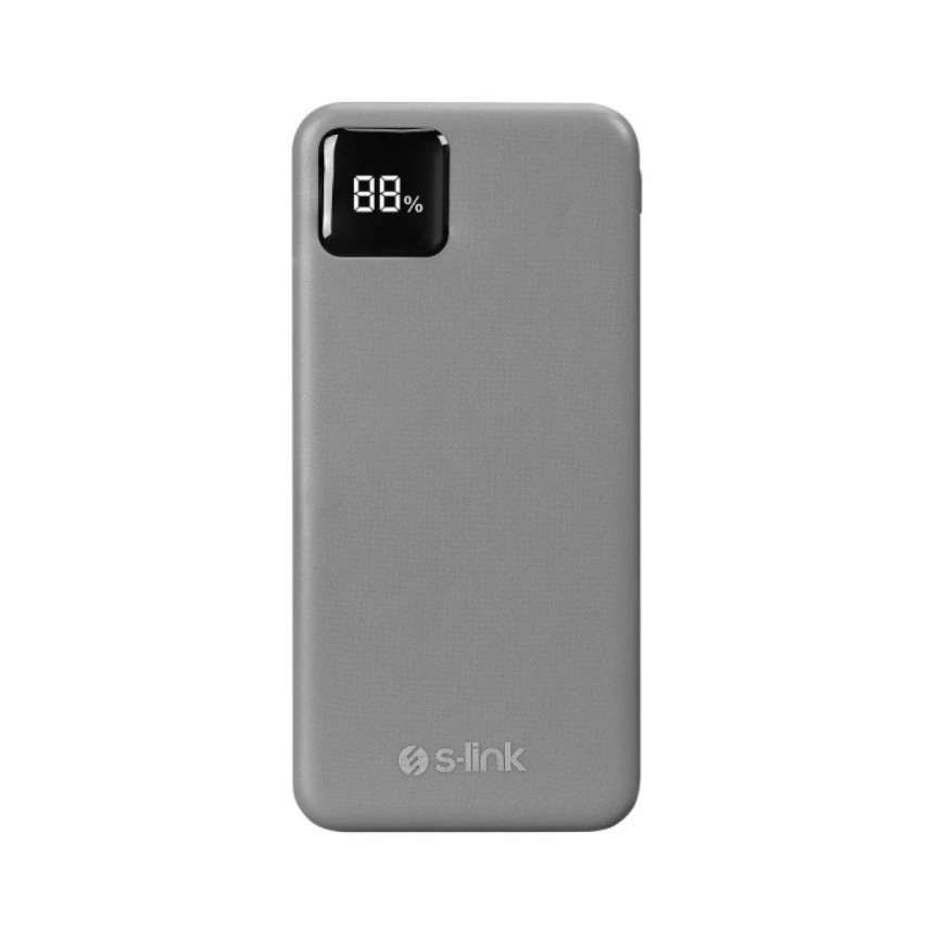 Powerbank S-LINK G104 10000mAh LCD/sivi