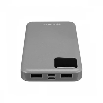 Powerbank S-LINK G104 10000mAh LCD/sivi