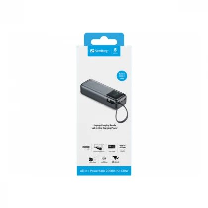 Powerbank Sandberg All in1 421-30 20000mAh PD130W
