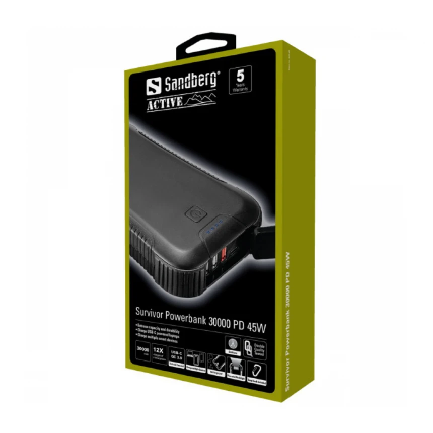 Powerbank Sandberg Survivor 420-48 30000mAh PD45W