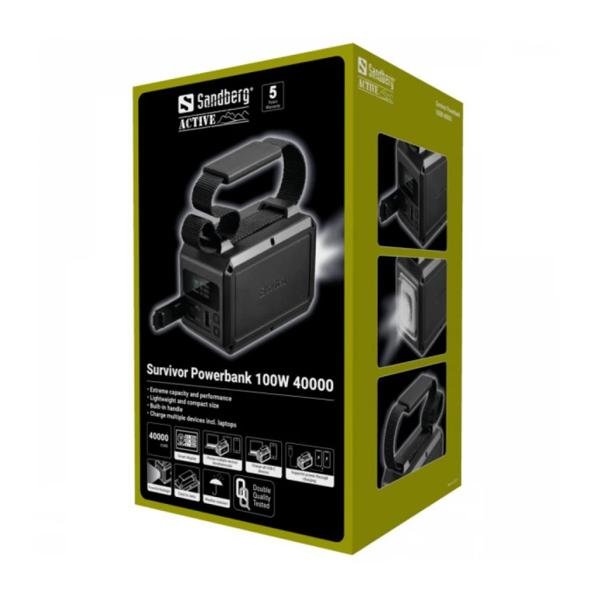 Powerbank Sandberg SURVIVOR 421-14 40000mAh 100W