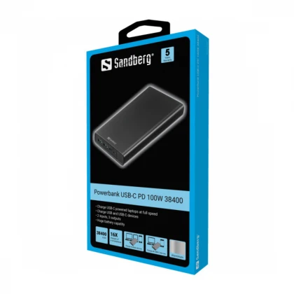 Powerbank Sandberg USB-C 420-63 38400mAh 100W