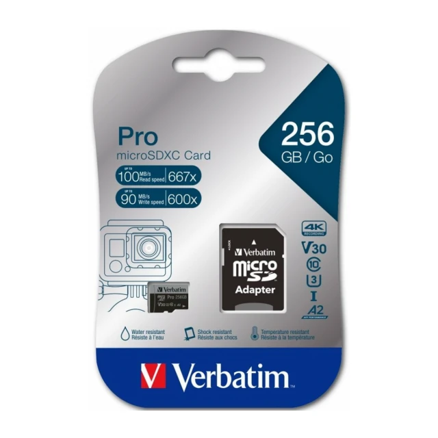 PRO Micro SDXC C10 U3 256GB (47045)