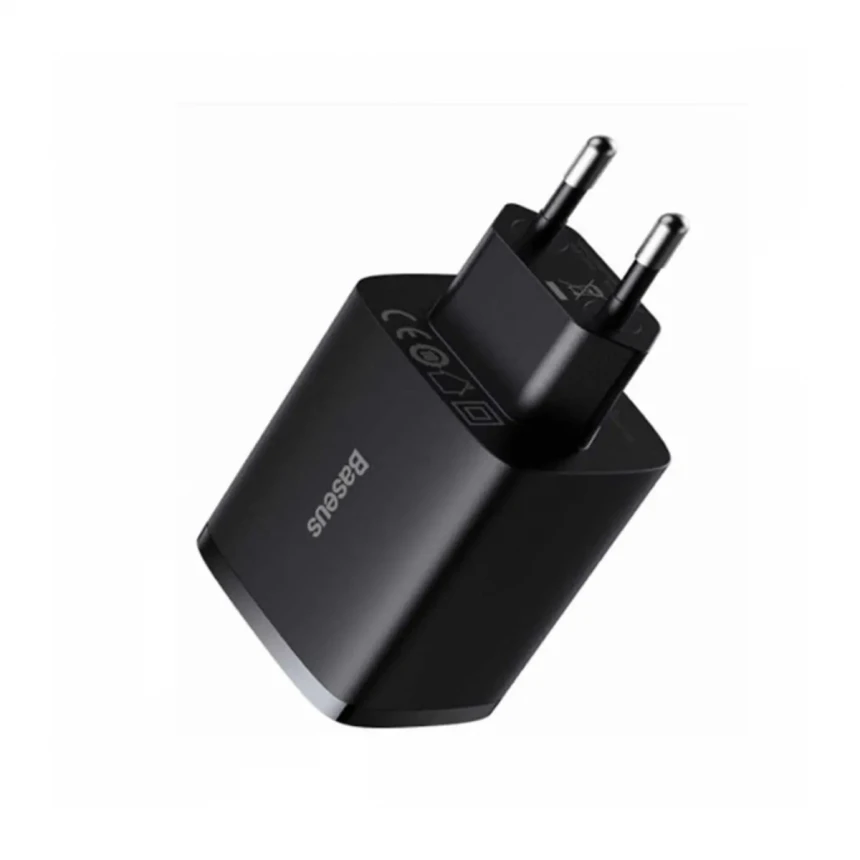 Punjač Baseus Compact 3U 17W crna