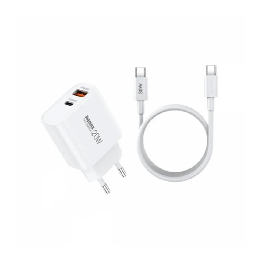 Punjač strujni SET 1xUSB 3.0+TIP C+ KABL RP-U120
