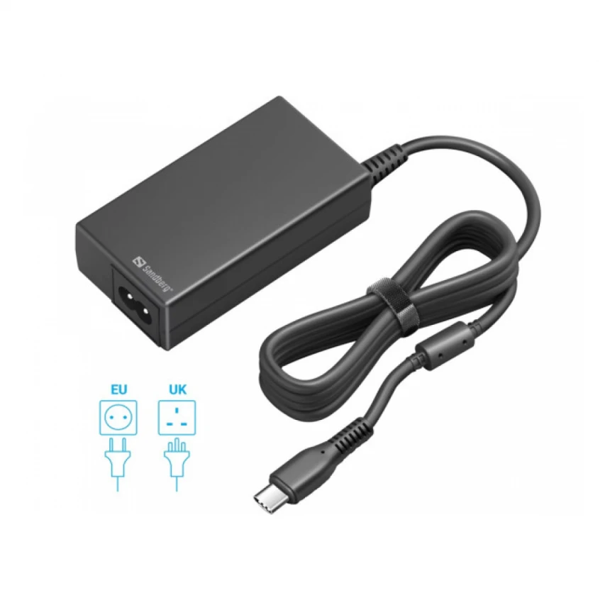 Punjač za laptop AC 65W  Sandberg 135-76,garancija 5 godina