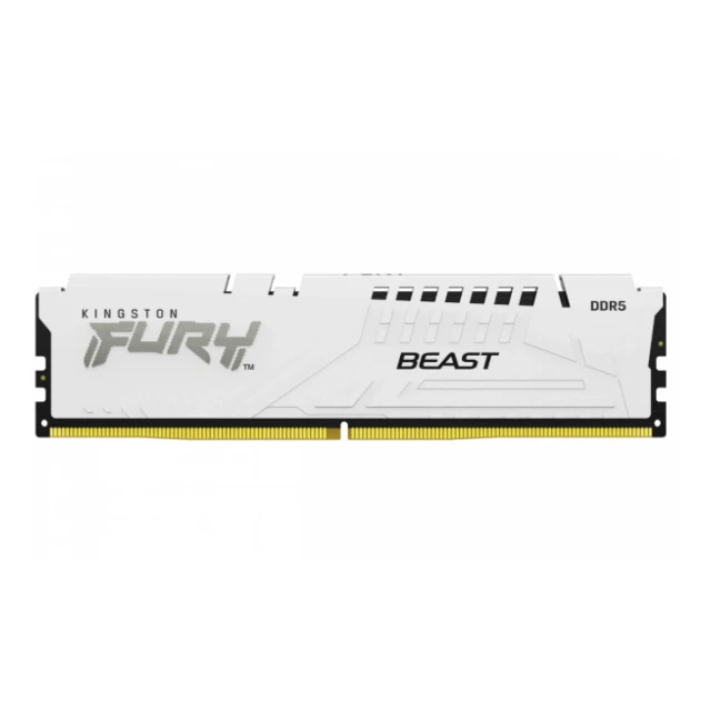 RAM DDR5 16GB 6400MT/s Kingston FURY BEAST White KF564C32BWE-16 w/Heatsink