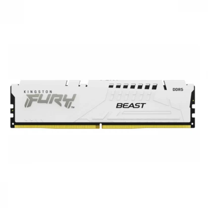 RAM DDR5 16GB 6400MT/s Kingston FURY BEAST White KF564C32BWE-16 w/Heatsink