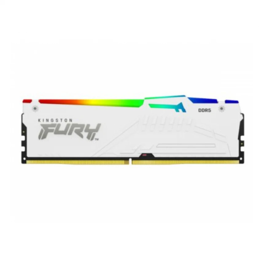 RAM DDR5 Kingston 32GB (2x16) 6000Mhz C30 FURY Beast White RGB KF560C30BWEAK2-32
