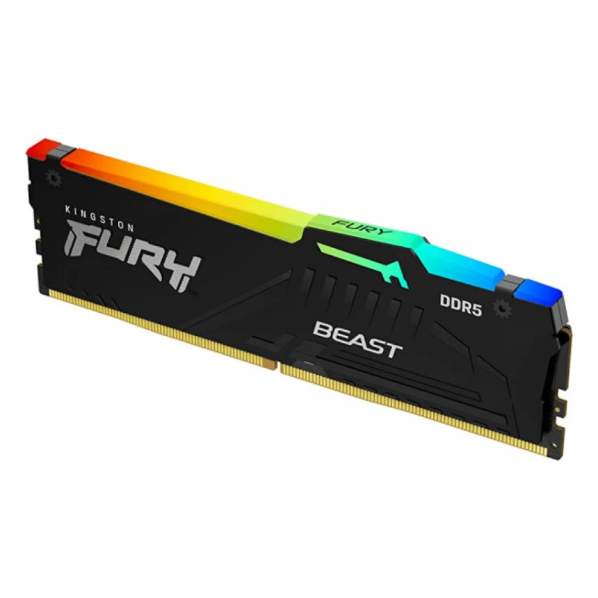 RAM DIMM DDR5 16GB 5200 Kingston Fury Beast RGB, KF552C36BBEA-16