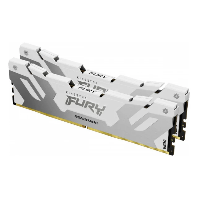 RAM DIMM DDR5 32GB (2x16GB) 6400MHz Kingston FURY Renegade White KF564C32RWK2-32