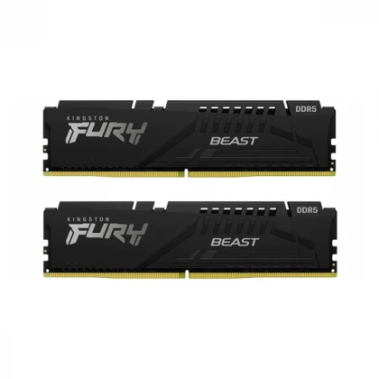 RAM DIMM DDR5 32GB (2x16GB) 6400MT/s Kingston Fury Beast Expo KF564C32BBEK2-32