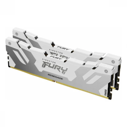 RAM DIMM DDR5 32GB (2x16GB) 6400MHz Kingston FURY Renegade White KF564C32RWK2-32