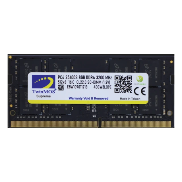 RAM SODIMM DDR4 8GB 3200MHz TwinMOS MDD48GB3200N