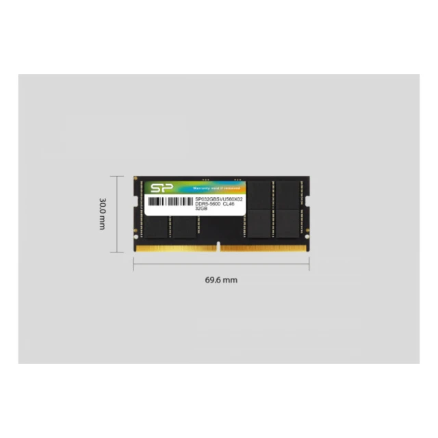 RAM SODIMM DDR5 16GB 5600MHz SiliconPower SP016GBSVU560F02
