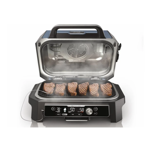 Roštilj NINJA OG901EU Woodfire PRO Connect XL/1700W/plava-crna
