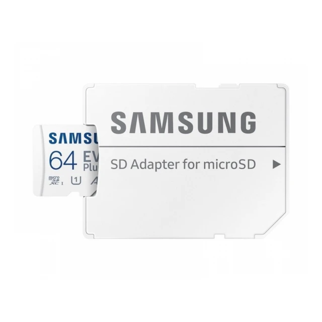 SAMSUNG Memorijska kartica EVO PLUS MicroSD Card 64GB class 10 + Adapter MB-MC64SA 