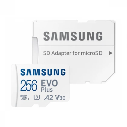 SAMSUNG Memorijska kartica EVO PLUS MicroSD 256GB class 10 + Adapter MB-MC256SA 