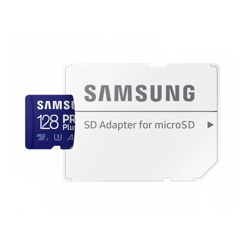 SAMSUNG Memorijska kartica PRO PLUS MicroSDXC 128GB U3 Blue + SDXC Adapter MB-MD128SB