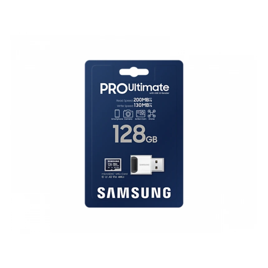 SAMSUNG Memorijska kartica PRO Ultimate MicroSDXC 128GB U3 + USB reader MB-MY128SB 