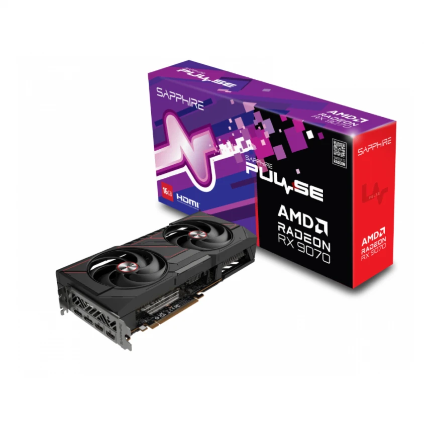 SAPPHIRE AMD Radeon RX 9070 16GB 256bit PULSE RX 9070 GAMING 16GB (11349-03-20G) grafička karta