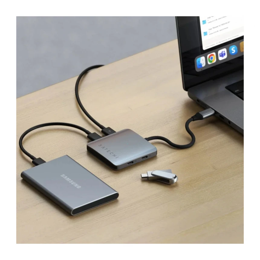 Satechi 4-Port USB-C Hub sa Power Delivery