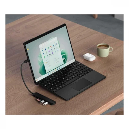 Satechi 6-in-1 USB-C Slim Multiport Adapter - Black