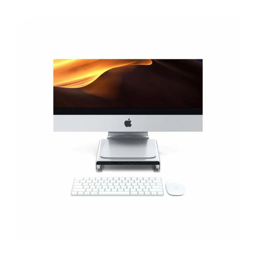 Satechi Aluminum Monitor Stand Hub za iMac - Silver