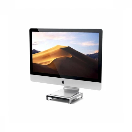 Satechi Aluminum Monitor Stand Hub za iMac - Silver