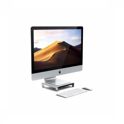 Satechi Aluminum Monitor Stand Hub za iMac - Silver