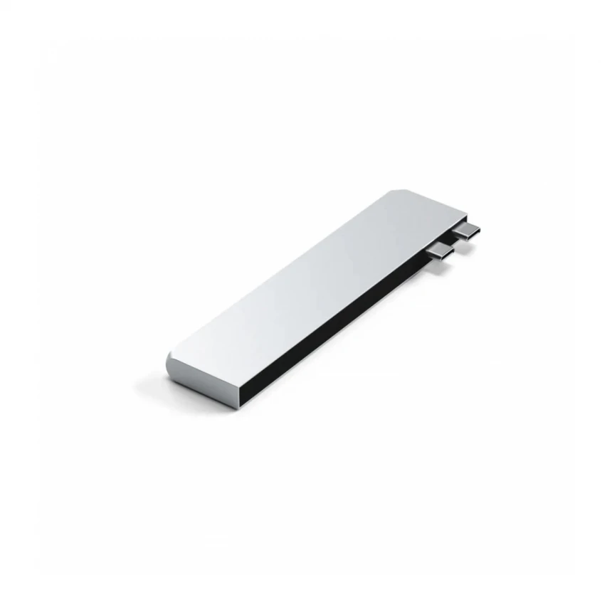 Satechi PRO HUB SLIM (1xUSB4,1xHDMI,2xUSB-A,SD/MicroSD,UHS-I up to 104MB/s, SD/SDHC/SDXC up to 2TB,1xUSB-C) - Silver