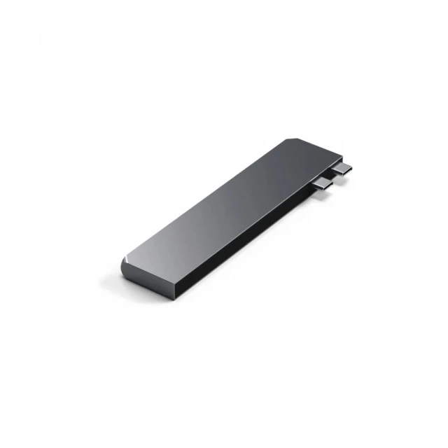 Satechi PRO HUB SLIM (1xUSB4,1xHDMI,2xUSB-A,SD/MicroSD,UHS-I up to 104MB/s, SD/SDHC/SDXC up to 2TB,1xUSB-C) - Space Grey