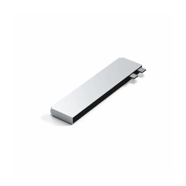 Satechi PRO HUB SLIM (1xUSB4,1xHDMI,2xUSB-A,SD/MicroSD,UHS-I up to 104MB/s, SD/SDHC/SDXC up to 2TB,1xUSB-C) - Silver