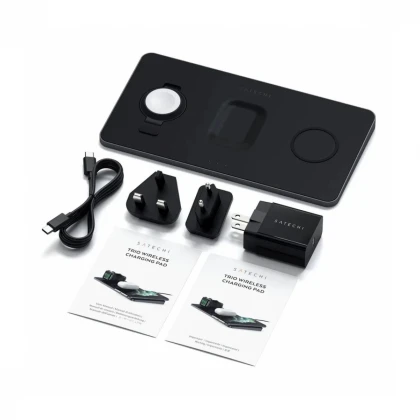 SATECHI TRIO WIRELESS CHARGER WITH MAGNETIC PAD