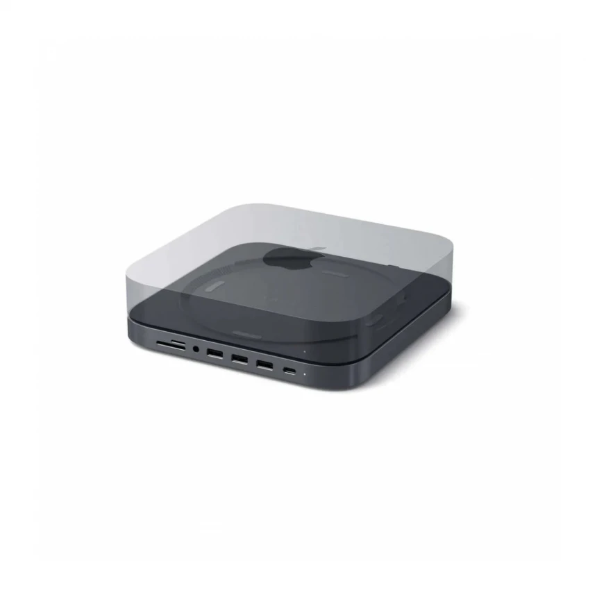 SATECHI TYPE-C ALUMINUM STAND &amp; HUB FOR MAC MINI