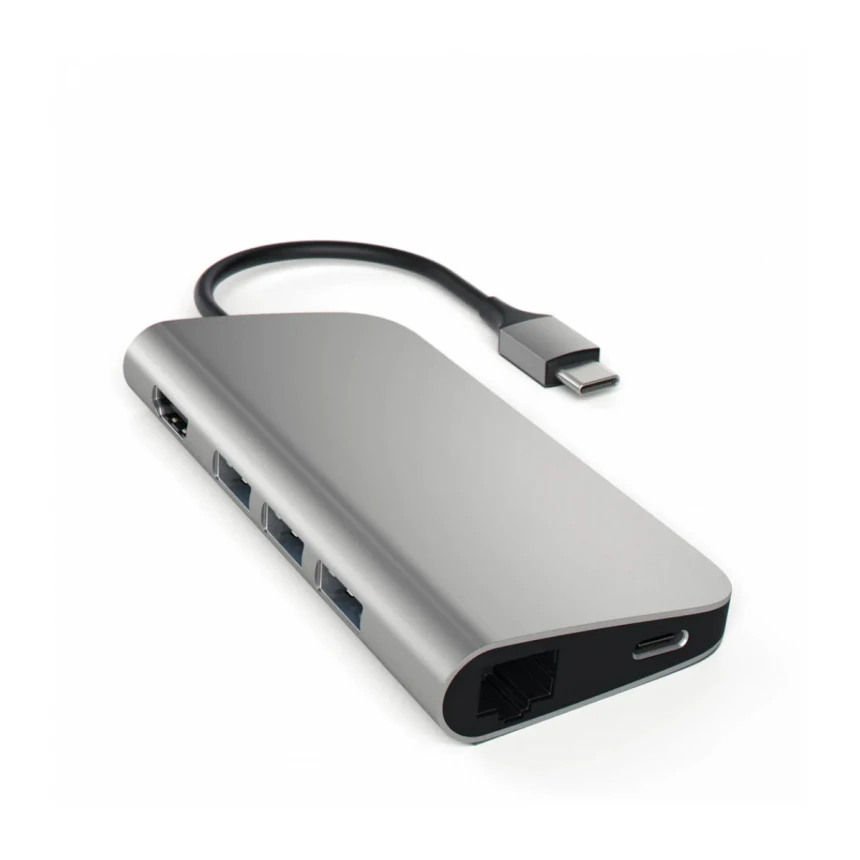 Satechi Type-C Multi-Port 4K Adapter - Space Gray