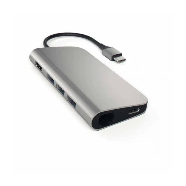 Satechi Type-C Multi-Port 4K Adapter - Space Gray